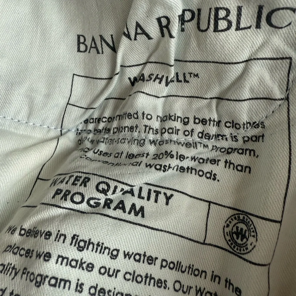 Banana Republic Slim LuxeTraveler mens jeans 40 x 32 NWOT light wash Spring - Picture 11 of 16